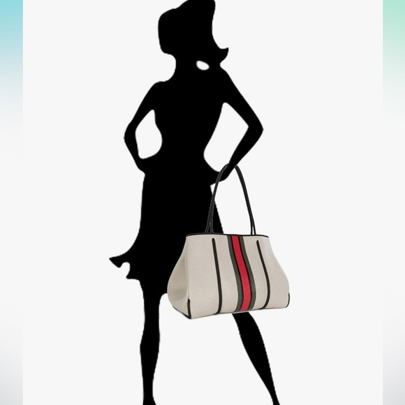 HAUTE SHORE Neoprene Tote with Zipper Wristlet Pouch - Picture 6 of 16